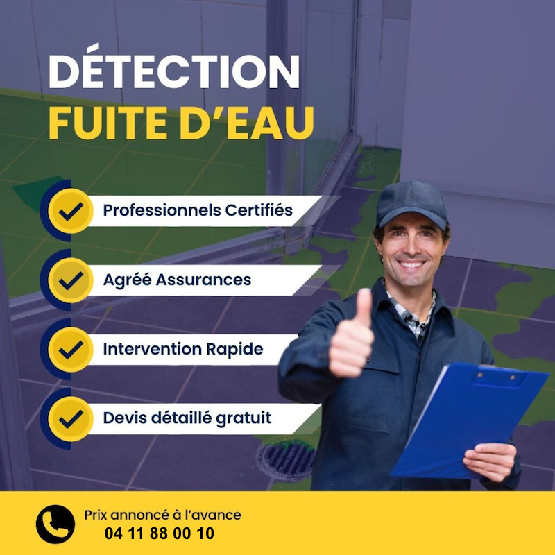 detection recherche Nimes Gard Herault fuite d'eau